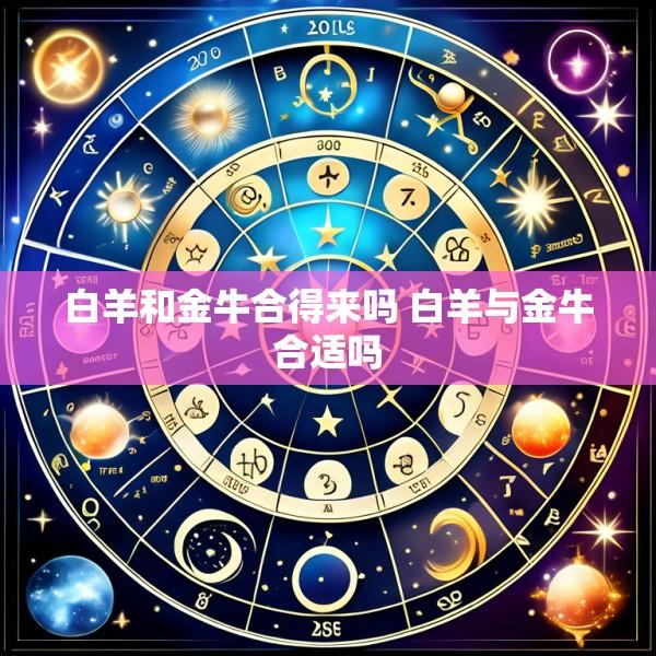 白羊和金牛合得来吗 白羊与金牛合适吗