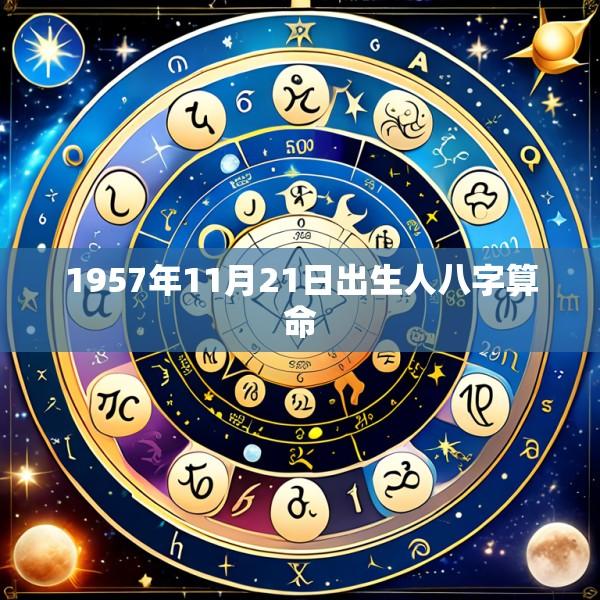 1957年11月21日出生人八字算命