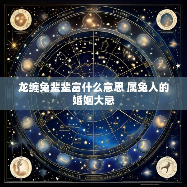 龙缠兔辈辈富什么意思 属兔人的婚姻大忌