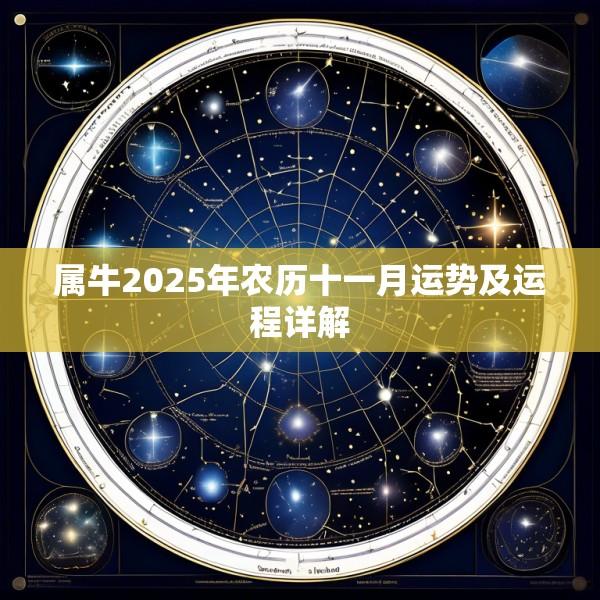 属牛2025年农历十一月运势及运程详解