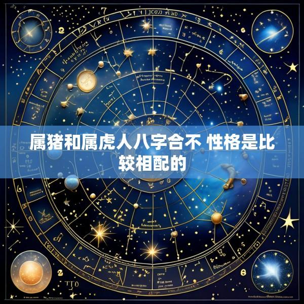 属猪和属虎人八字合不 性格是比较相配的