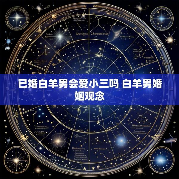 已婚白羊男会爱小三吗 白羊男婚姻观念