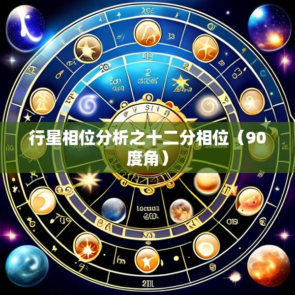 行星相位分析之十二分相位（90度角）