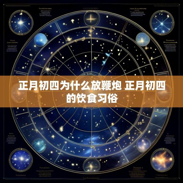 正月初四为什么放鞭炮 正月初四的饮食习俗