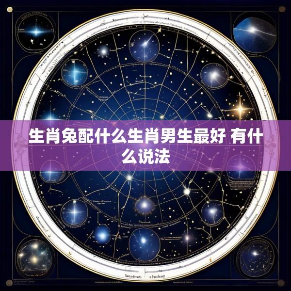 生肖兔配什么生肖男生最好 有什么说法