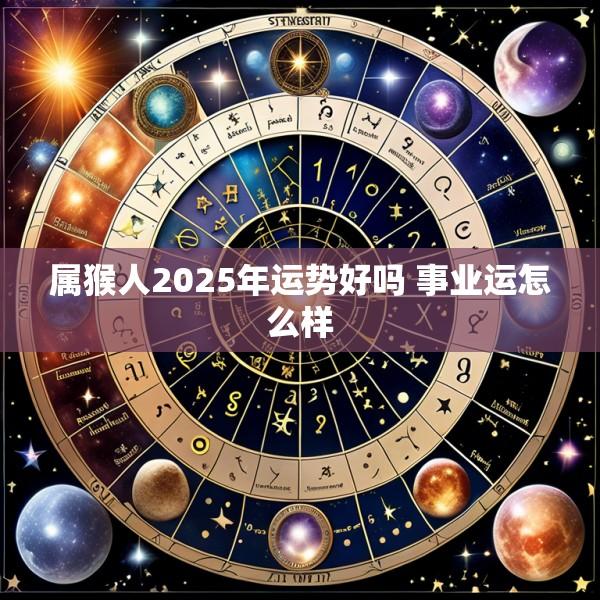 属猴人2025年运势好吗 事业运怎么样