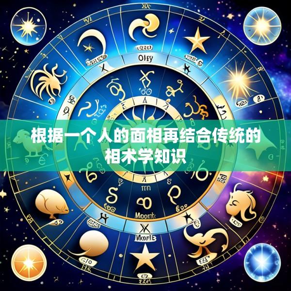 根据一个人的面相再结合传统的相术学知识