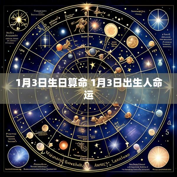 1月3日生日算命 1月3日出生人命运