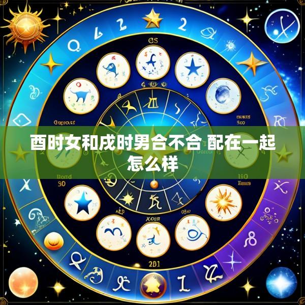 酉时女和戌时男合不合 配在一起怎么样