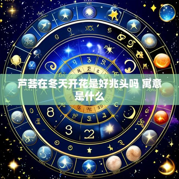 芦荟在冬天开花是好兆头吗 寓意是什么