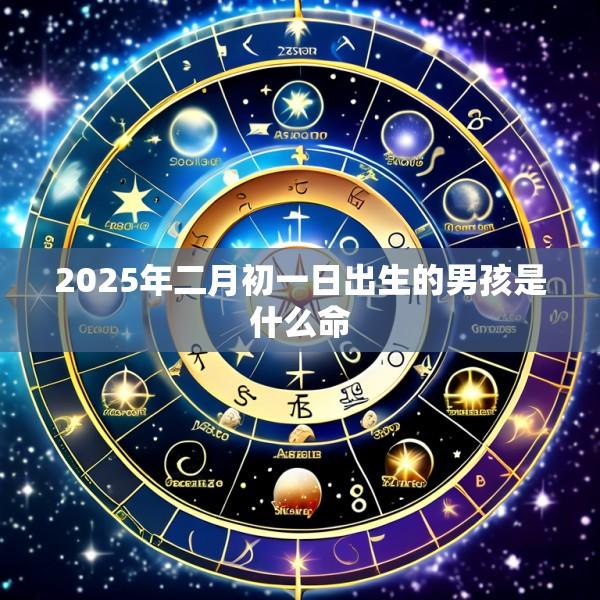 2025年二月初一日出生的男孩是什么命