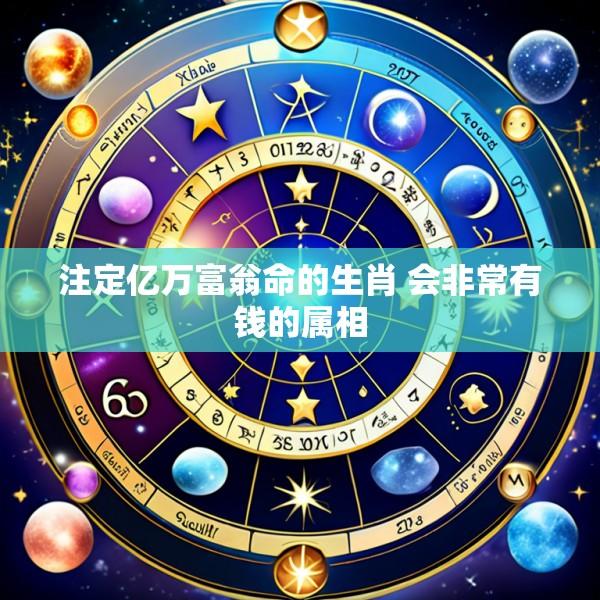 注定亿万富翁命的生肖 会非常有钱的属相