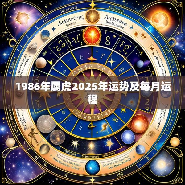 1986年属虎2025年运势及每月运程