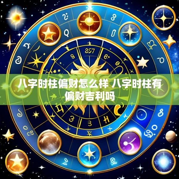 八字时柱偏财怎么样 八字时柱有偏财吉利吗