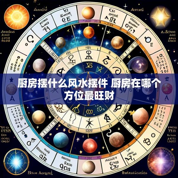 厨房摆什么风水摆件 厨房在哪个方位最旺财
