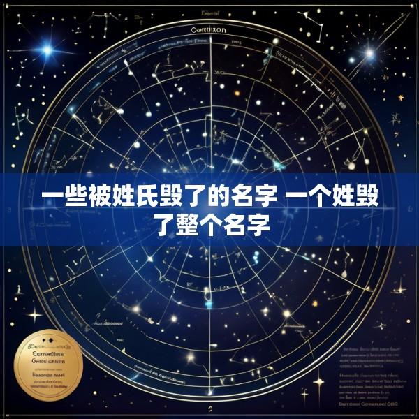 一些被姓氏毁了的名字 一个姓毁了整个名字