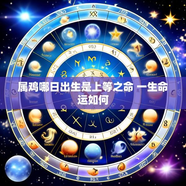 属鸡哪日出生是上等之命 一生命运如何