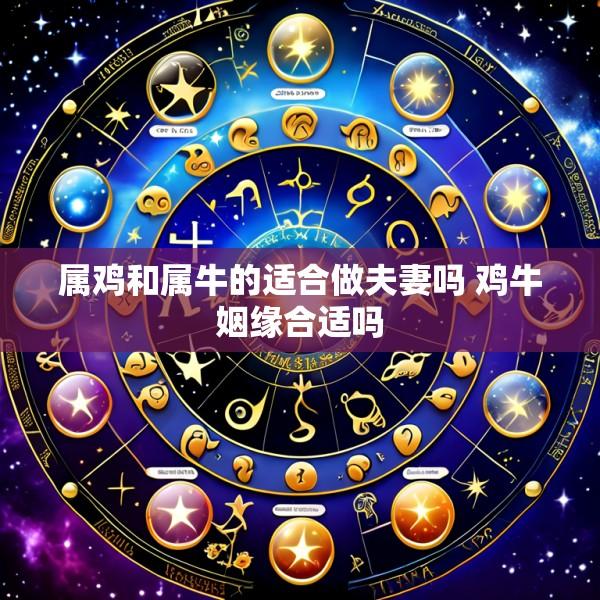 属鸡和属牛的适合做夫妻吗 鸡牛姻缘合适吗