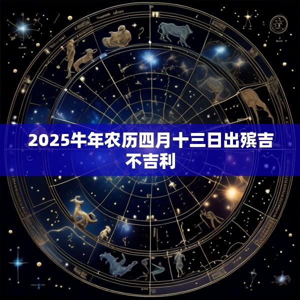 2025牛年农历四月十三日出殡吉不吉利