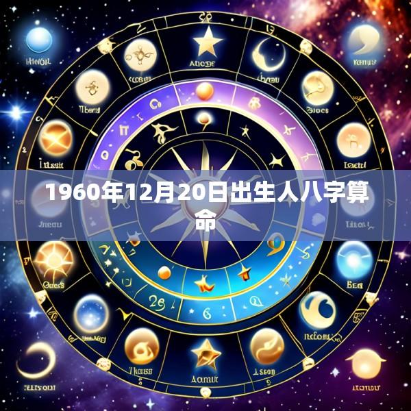 1960年12月20日出生人八字算命