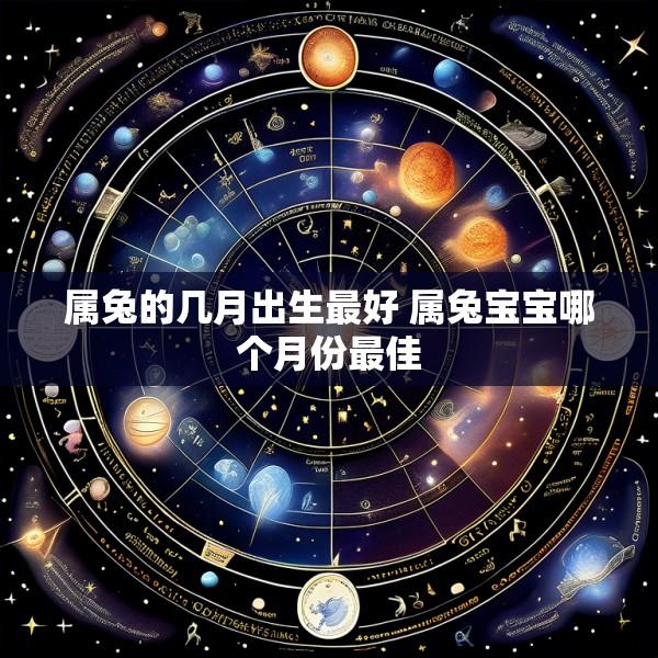 属兔的几月出生最好 属兔宝宝哪个月份最佳