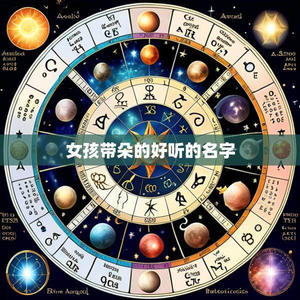 女孩带朵的好听的名字