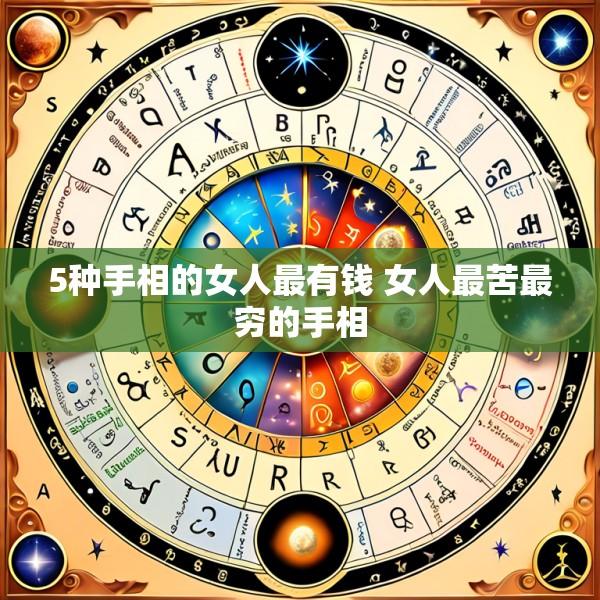 5种手相的女人最有钱 女人最苦最穷的手相
