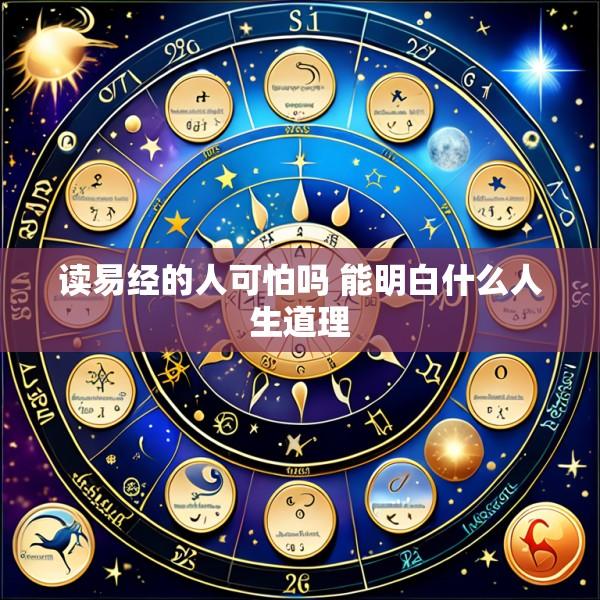 读易经的人可怕吗 能明白什么人生道理