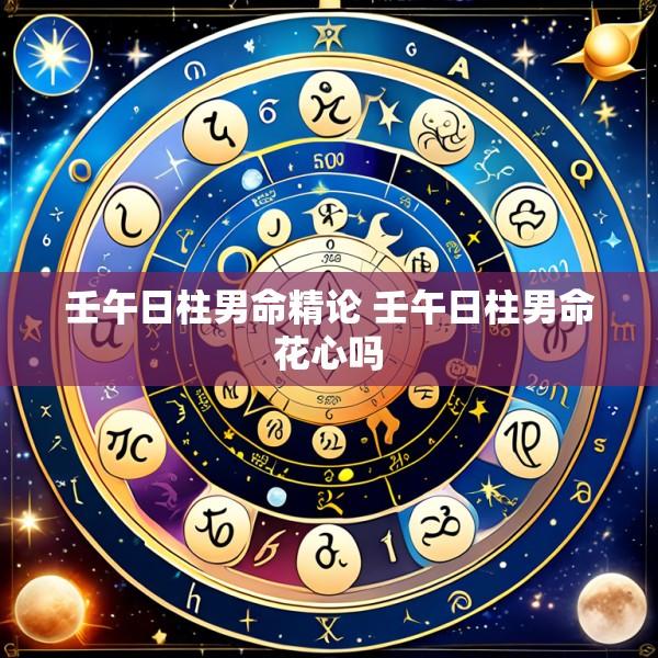 壬午日柱男命精论 壬午日柱男命花心吗