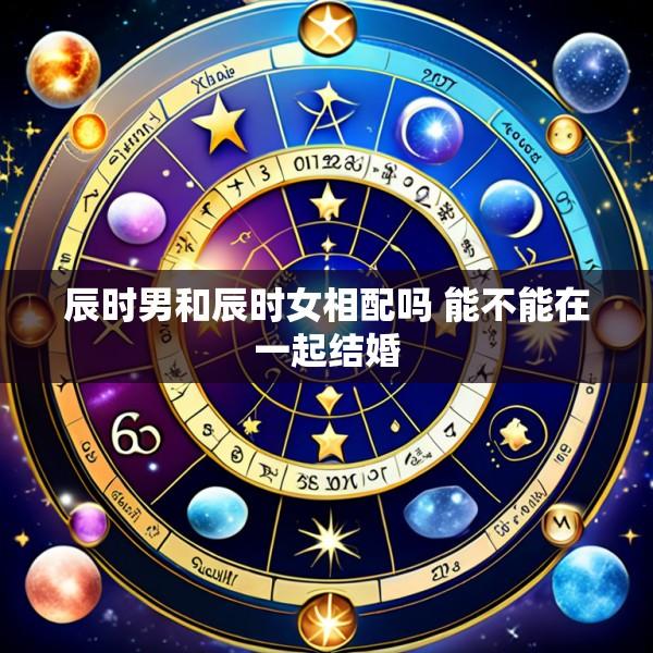 辰时男和辰时女相配吗 能不能在一起结婚