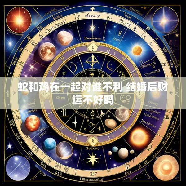 蛇和鸡在一起对谁不利 结婚后财运不好吗