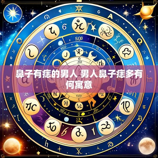 鼻子有痣的男人 男人鼻子痣多有何寓意