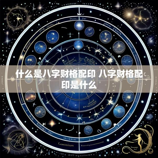 什么是八字财格配印 八字财格配印是什么