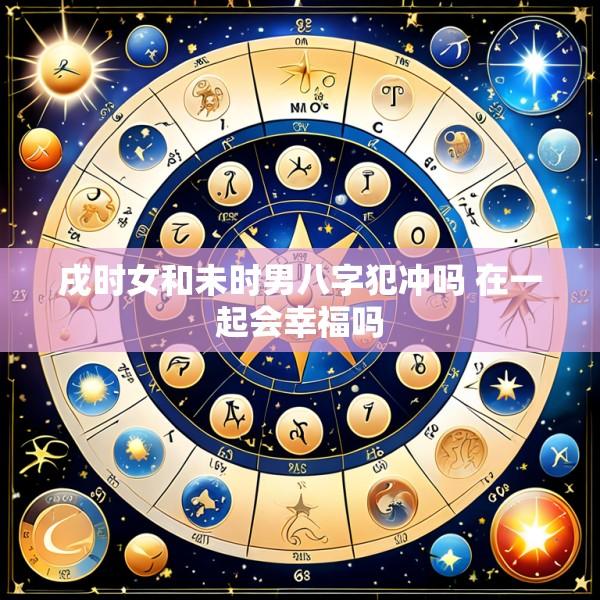 戌时女和未时男八字犯冲吗 在一起会幸福吗