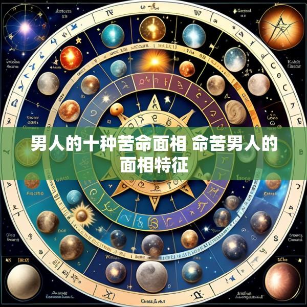 男人的十种苦命面相 命苦男人的面相特征