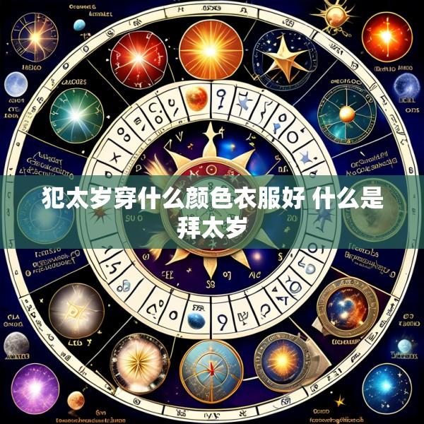 犯太岁穿什么颜色衣服好 什么是拜太岁