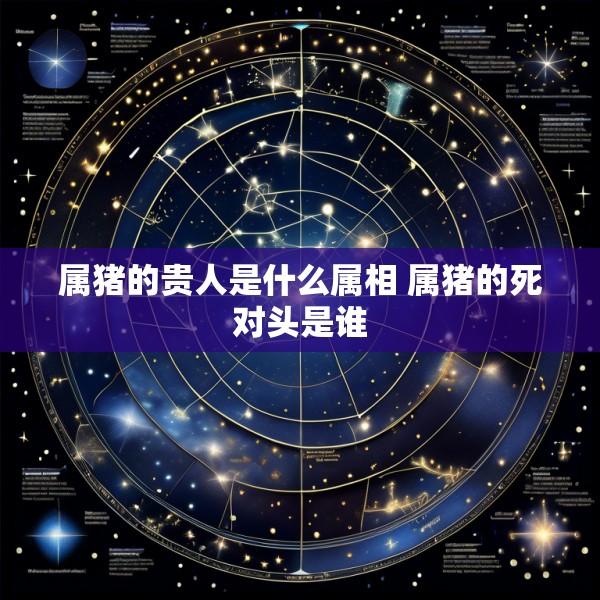 属猪的贵人是什么属相 属猪的死对头是谁