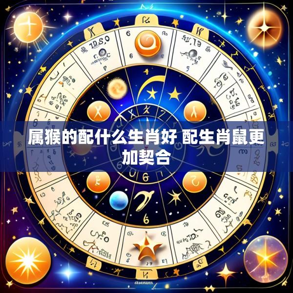 属猴的配什么生肖好 配生肖鼠更加契合