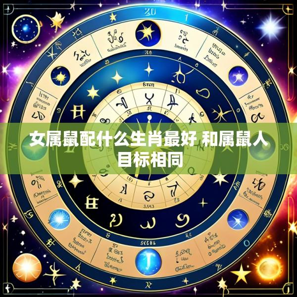 女属鼠配什么生肖最好 和属鼠人目标相同