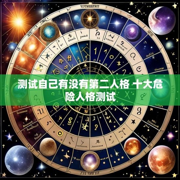 测试自己有没有第二人格 十大危险人格测试