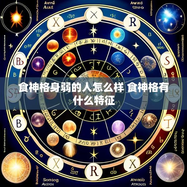 食神格身弱的人怎么样 食神格有什么特征