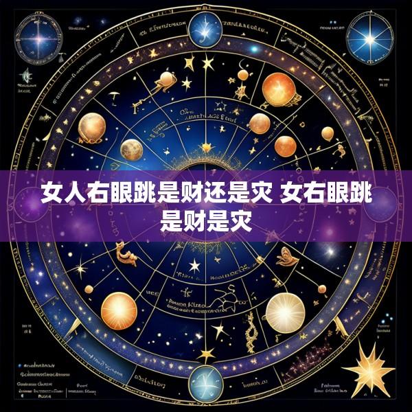 女人右眼跳是财还是灾 女右眼跳是财是灾