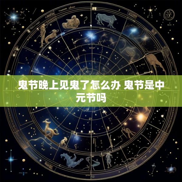 鬼节晚上见鬼了怎么办 鬼节是中元节吗