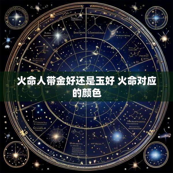 火命人带金好还是玉好 火命对应的颜色