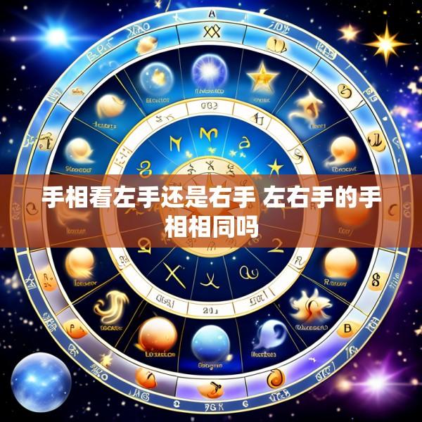 手相看左手还是右手 左右手的手相相同吗