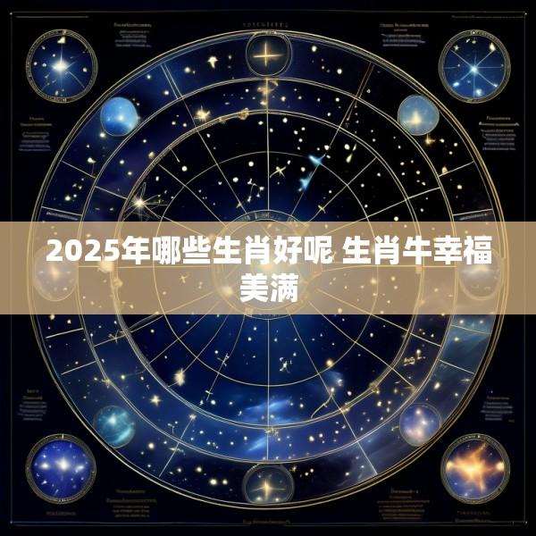 2025年哪些生肖好呢 生肖牛幸福美满