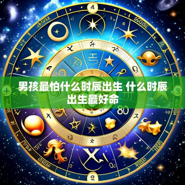 男孩最怕什么时辰出生 什么时辰出生最好命