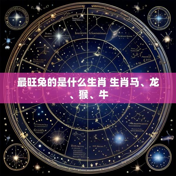 最旺兔的是什么生肖 生肖马、龙、猴、牛