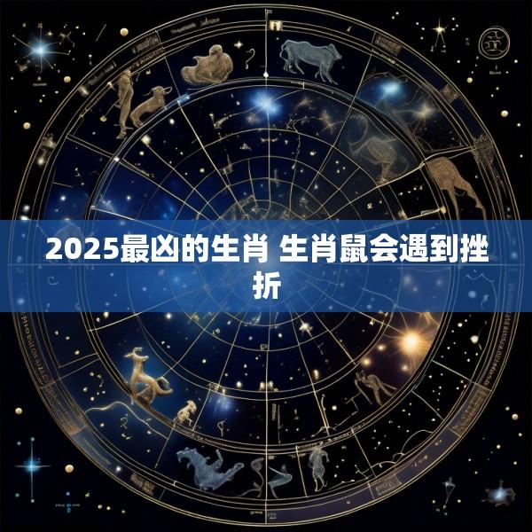 2025最凶的生肖 生肖鼠会遇到挫折