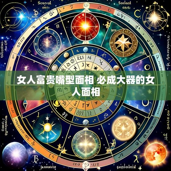 女人富贵嘴型面相 必成大器的女人面相